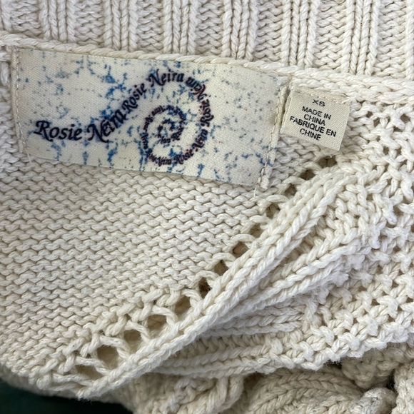 Anthropologie Rosie Neira Rima Fringed Cardigan - Picture 5 of 9